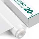 CAREGY Heat Transfer Vinyl HTV Iron on Vinyl for T-Shirts 12 Inches by 20 Feet Roll (White)