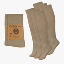 5 Pairs Diabetic Socks Over The Calf - Knee High Premium Cotton Socks Men's Size 10-13 Big & Tall Size 13-16
