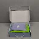 OUTREE Kids Pod Swing Seat, Cotton Child Hammock Swing Chair, Sensory Swing for Indoor and Outdoor Use, Green and Blue