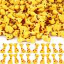 Simgoing 50 Pcs Mini Resin Giraffe Figurine Tiny Giraffe Resin Ornaments for Garden Home Decoration Zoo Animal Micro Landscape Ornaments Kit Fairy Accessories Party Gifts (Classic)