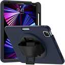 ORIbox Morandi Case for iPad Air (5th/4th) & iPad Pro 11-in. (4th/3rd/2nd/1st), Full Body Shockproof, 3 in 1 Drop Protection with 360 Kickstand/Hand Strap