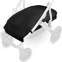 Quintriae Stroller Basket Cover for UPPAbaby Vista V2 & V3 Accessories – Water-Resistant Storage Protector, Conceals Items, Easy Clip-On Access