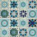 24Pcs Peel and Stick Tile Stickers, 4x4 Bathroom & Kitchen Backsplash Tile Decals Waterproof Self-Adhesive Square Vinyl Wall Decals Mandala Style Wall Decor (Best When adhered to Tiles (Ts-104)