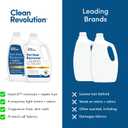 Clean Revolution Pet Hair Remover Laundry System 2-pack: Laundry Detergent + Fabric Softener with HairLift Technology, Fragrance-Free, 6 Natural Enzymes, Removes Pet Hair, Stains & Odors, 40 Oz Each