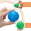 Goaste 100 Pack Small Ball Pit Balls for Kids, 2 Inch Plastic Playpen Balls with Storage Bag, Multi-Colored Bounce House Balls Crush Proof, BPA Free Swim Pit Fun Toy for Playhouse, Tent (7 Colors)