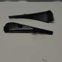 KARPAL Front Left Driver + Right Passenger Windshield Wiper Side Cowl Extension Fender Trim Cover Compatible with 2014-2020 Nissan Rouge 66895-4CL0A 66895-4BA1A 66894-4CL0A 66894-4BA1A