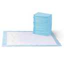 Basics LeakProof Dog and Puppy Potty Training Pee Pads with QuickDry 5Layer Design, XLarge Size 28 x 34 Inch, Blue & White, 40Pack