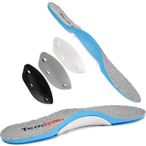 Arch Support Insoles for Plantar Fasciitis, Flat Feet,Pain Relief,Orthotic Shoe Inserts with 3 Height Adjustable Arch Pads for Women Men,M10-10.5/W11-11.5
