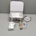 Baby Shower Gifts, Baby Boy Gifts Basket Includes Newborn Blanket Baby Lovey Security Blanket Wooden Rattle Toy, Funny Baby Bibs Socks & Greeting Card - Baby Gift Set Newborn Shower Basket (Fox (NEUTRAL))