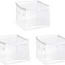 Amazon Basics Clear Zippered Organizers, 3-Pack
