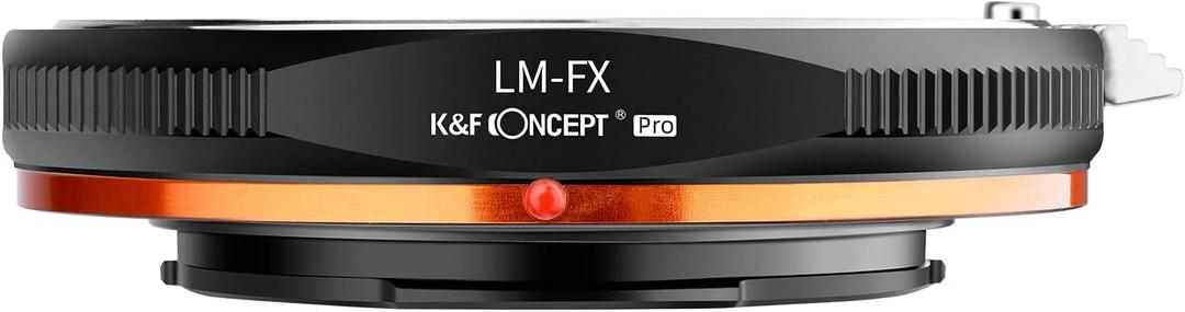 K&F Concept Lens Mount Adapter for Leica M LM Mount Lens to Fujifilm Fuji X-Series X FX Mount Mirrorless Camera with Matting Varnish Design, Compatible for Fuji XT2 XT20 XE3 XT1 X-T2