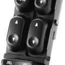 Power Window Switch Control for 2002 2003 Ford F150 Front Left Driver Side, Master Window Switch Button Replacement # 2L3Z14529BAA 901-333