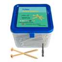 YIRAN Deck Screws 3 Inch, Wood Screws #10 x 3, 350PCS,Wood Screws,Screws,Prevent Rusting, Outdoor Decking Screws, Torx Drive Head Deck Screw, T25 Star Bit Included, Tan