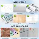 2 x 20Ft x 1.5 Inch Hook and Loop Tape Strips with Adhesive, Heavy Duty Sticky Back Nylon Strips for Home, Office, School, Crafting & DIY Projects, Double Sided Strips - Adhesive Fastening Tape