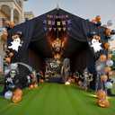 6 Panels 5ft(W) x 20ft(H) Black Ceiling Drapes for Wedding Parties 20 FT Extra Long Thick Polyester Wrinkle-Free Drapery Tent Decor Decorations for Birthday Party Ceremony Stage Swag