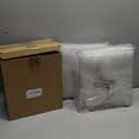 Vertical File Holder, Clear PET Desk Organizer and Storage Bins Holding for Magazines, Binders, Notebooks, Envelopes, Multi-purpose Plastic Document Organizer for Home Office, 4 Pack