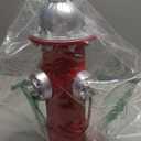 Fake Fire Hydrant for Dogs to Peed on, Dog Fire Hydrant Pee Post, 14.5" Backyard Decor Outdoor Statues Firefighter Gifts for Men