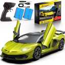 Lamborghini Remote Control Car, Officially Licensed 1:14 Lambo RC Car for Boys Girls Birthday Gift, Green Toys for 3 4 5 Years OldGreen