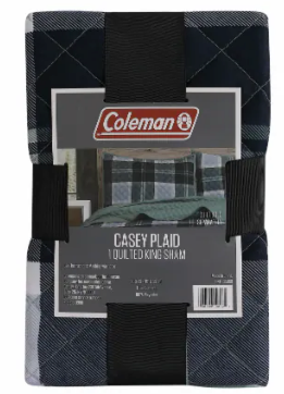 DI COLEMAN QUILT KING SHAM PLAID