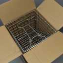 Squirrel Trap Heavy Duty Humane Live Animal Cage Trap (No Assembly Required) - 17" x 7" x 7" (Silver)