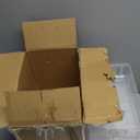 VTG Bead Organizer Box, 84 Pcs Small Plastic Containers with Lids, 4-Tier Stackable Storage Box, Clear Organizers for Jewelry Toys Craft Storage