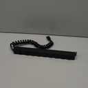 HHSOET 8 Outlet Metal Wall Mount Power Strip, Surge Protector Long Power Strip with Switch, Heavy Duty Wide Spaced Surge Protector, 6 FT SJT 14AWG Black Spring Cord.