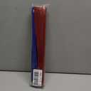 Large Folding Fan, Red And Blue