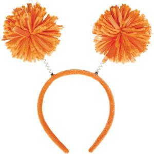Amscan Pom Pom Headbopper, Party Accessory, Orange