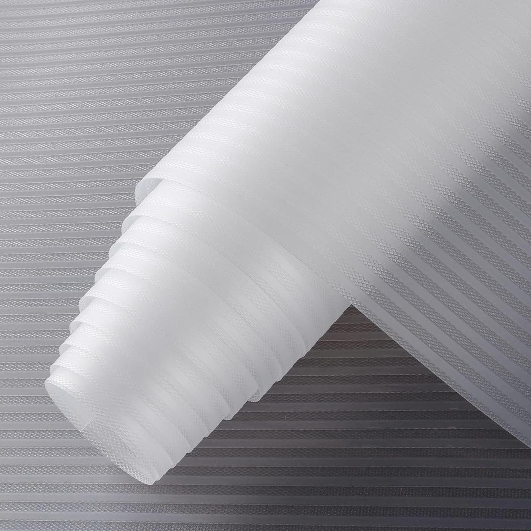 Shelf Liner Non Adhesive Refrigerator Mats Washable, No Odor Plastic Pantry Liners, Wire Shelf Paper & Drawer Liner for Cupboard,Kitchen Cabinets, Bathroom Shelves, Shoe Rack (11.8"W x 78.7"L, Transparent)