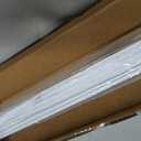 HESTIA No Drill Roman Shades for Indoor Windows, White, 23" W x 64" H