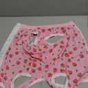 BRKURLEG Dog Recovery Suit After Surgery Female Male, Back Zipper Spay Recovery Suit for Dogs & Cats, Anti-Licking Puppy Surgical Onesie for Abdominal Wound, Cone Alternative, Pink XL