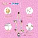 Sonix x Sanrio Beaded Phone Charm | Beaded Wristlet, Universal Phone Strap, and Detachable Cell Phone Lanyard with Silicone Charms | Hello Kitty Pink Bows