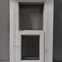 Vinyl Basement Window, Bathroom Sliding Window 32" x 16" White