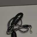 GORILLA GRIP Dog Leash, Heavy Duty Reflective Rope Leashes for Large, Medium, Small Breed Dogs, Puppy Training Essential for Walks, Hikes, Soft Handle, Rotating Metal Clip, Waste Bag Dispenser, Gray (5 Feet x 1/3 Inch)