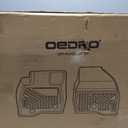 OEDRO Upgraded Floor Mats Fit for Toyota Tacoma 2016-2023 (Only for Double Cab & Automatic), All Weather TPE Tacoma Floor Liner Front and Rear 2 Row Mats,Black