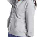 Hanes Women's Hoodie, Ecosmart Fleece Full-zip Hoodie, Zip-up Hooded Sweatshirt (Gray)