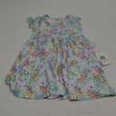 Toddlers Girl's Dress Infants Short Sleeve Casual Summer Dresses Cute Kids Toddler Outfits (3-4T, A-little Flowers on Blue)