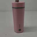 balbali Travel Kettle - 12oz Portable Electric Kettle for Boiling Water - Self Heating Cup/Thermos - Single Size Personal Tea Maker -Hot Water Boiler/Heater/Warmer - Pink