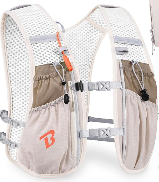 BECOJADDE Running Vest Hydration Backpack for Men Women, 5L Lightweight Running Backpack Hydration Pack for Marathon, Trail, Cycling, Hiking, Jogging, Only 5l Running Vest