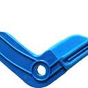 1 PC SHLPDFM Blue Oil Pan Gasket Rubber Gasket Fits for 1980-85 Chevy Small Block 305-350 For Two Piece Rear Main Seal