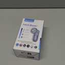 BEAUTURAL Fabric Shaver and Lint Remover, Sweater Defuzzer with 2-Speeds, 2 Replaceable Stainless Steel Blades, Battery Operated, Remove Clothes Fuzz, Lint Balls, Pills, Bobbles Gray