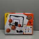 Kids Indoor Basketball Hoop - Over The Door Mini Basketball Hoop with LED Scoreboard, Lights & Sound, Includes 4 Balls - Fun Birthday for Boys & Girls Ages 3-12 to Play Anywhere