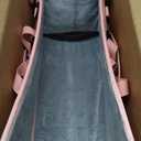 Portable Dog Car Seat for Small Dogs - Adjustable Safety Leash, Washable Cushion & Storage Pocket - Pet Booster Seat for Car Travel- Pink