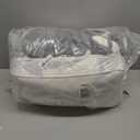 Genteele Sherpa Throw Blanket Super Soft Reversible Ultra Luxurious Plush Blanket, 40 x 50 inches, Silver/White