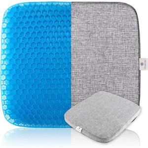 Seat Cushion - Seat Cushion for Long Sitting, Chair Pad with Breathable Honeycomb Design, Chair Cushion for Office Chairc