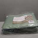 LEAONME 2 Pieces Twin Size Quilt Set Olive Green Bohemian Bedspread Coverlet Lightweight Microfiber Bedding Set 68x86 Inch Bed Cover for All Seasons (1 Quilt, 1 Pillow Sham)