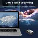 Undetectable Mouse Jiggler, Automatic Mouse Mover with ON/Off Switch, Mouse Wiggler Mouse Shaker for Computer Laptop, Keeps PC Active, Mechanical, No Software, Driver-Free, Ultra-Silent