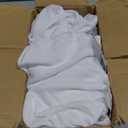 Twin Size Box Spring Cover with Smooth and Elastic Woven Fabric, Alternates for Bed Skirt, Wrinkle & Fading Resistant, Washable, Dustproof, White, 2 Pack