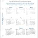 Filofax Calendar Diary Refill, Personal/Compact Size, Day on One Page with Appointments, Ruled, White Paper, English, 2025 (C68441-25)