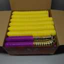 LEASEN [ 12 Surprise Golden Eggs ] 500 Pack Plastic Easter Eggs Bulks, 2.3 Inch Empty Easter Eggs, Bright Colors Plastic Eggs Fillable for Easter Hunt, Basket Stuffers Fillers, Easter Party Favor